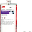 3M Universal Adhesive Black-3 cartridge with dual-barrel applicator and safety information label