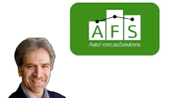 AutoForecast Solutions logo featuring connected network nodes above AFS text on green background