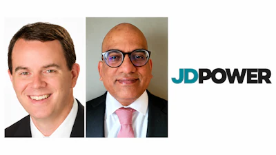 JD Power logo with teal and black wordmark design