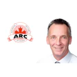 ARC Automotive Recyclers of Canada logo with red maple leaf emblem and professional headshot of smiling man in business attire