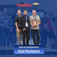 Three men receive Gold Medal award at 2026 Collision Olympics event for Jim Gauthier Chevrolet Collision & Glass Centre