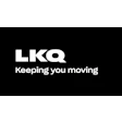 LKQ logo with tagline 'Keeping you moving' on black background
