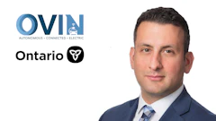 Professional headshot of male executive with OVIN and Ontario logos
