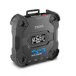 TEXA TXTP Multihub 2 diagnostic device with LCD display showing battery voltage readings and connectivity ports