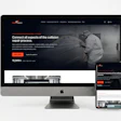 Responsive website design mockup for collision repair service displayed on desktop, tablet, and mobile devices