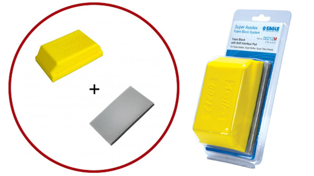 Sanded Block Super Assilex Sanding Block for Perfect Finishes From: Eagle Abraisives ...